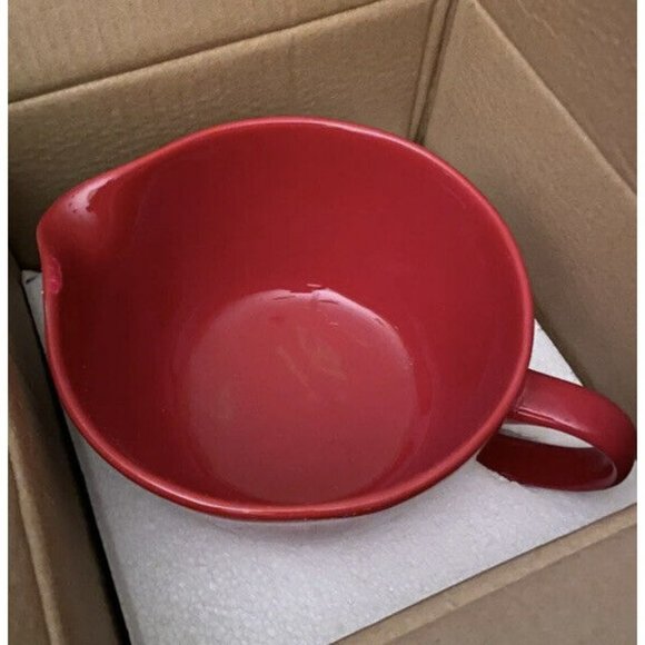 Rae Dunn ELFIN AROUND Batter Mixing Bowl‎ 5"×12"×8.5" Ceramic Christmas Baking - Picture 3 of 3